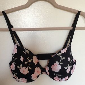 Floral PINK bra